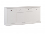 Kummut Gala Meble Lucca K4D4S, valge v., 86 cm x 39.5 cm x 193 cm