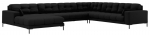 Nurgadiivan Micadoni Mamaia Structured, must v., parem, 327 x 256 cm x 75 cm