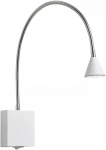 Valgusti seinale Lucide Buddy 18293/03/31, LED, 4000 &deg;K, 1 x 4 W, valge v./kroom v.