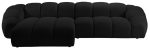 Nurgadiivan Micadoni Home Diana Son19, must v., vasak, 334 x 182 cm x 72 cm