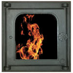 Kaminauks Metnetus, 34 cm x 0.6 cm x 31 cm, malm, must