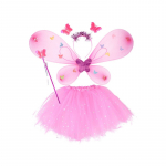 Kost&uuml;&uuml;m lastele, haldjas-liblikas Jokomisiada ZA4805 JR, roosa v.