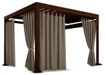 Paviljoni kardin ZMOH-04, 155 x 220 cm, pruun v./beež v.