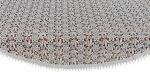 Laudlina ovaalne GB02-3, hall v., 110 x 160 cm