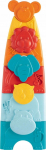 Haridusp&uuml;ramiid, loomad Chicco 2in1, 35 cm, mitmev&auml;rviline, 10 tk