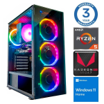 Statsionaarne arvuti Intop Ryzen 5 5600GT, DDR4 16 GB, SSD+HDD 1 TB 2 TB, AMD Radeon RX Vega 7 Dynamic, Windows 11 RM49324WH