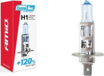 Autopirn AMiO LumiTec SuperWhite +120%, halogeenlamp, valge v., 12 V