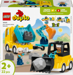 Konstruktor LEGO&reg; DUPLO&reg; Town Kolm &uuml;hes ehitusmasinad 10475, 22tk