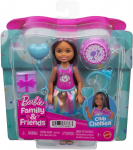 Nukk aksessuaaridega Mattel Barbie Family & Friends Club Chelsea, 15 cm, mitmev&auml;rviline
