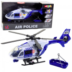 M&auml;nguhelikopter Lean Toys Air Police, 1:12, sinine v./valge v.