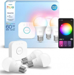 Lambipirn Philips Hue Essential LED, A60, 2200 - 6500 &deg;K, E27, 8 W, 806 lm, 3 tk