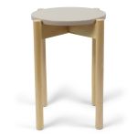 Taburet Domoletti Vulcano 53000011791, beež v., 36 cm x 36 cm x 45 cm