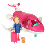 Nukk aksessuaaridega RoGer Fun Airplane, 14 cm, mitmev&auml;rviline