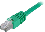 V&otilde;rgukaabel Deltaco STP-603G RJ-45 Male, RJ-45 Male, 0.3 m, roheline v.
