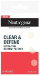 N&auml;ohooldusvahend Neutrogena Clear & Defend+ Ultra-Thin Blemish Patches, 24 tk