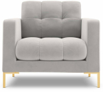 Tugitool Cosmopolitan Design Velvet Bali, kuld v./h&otilde;be v., 96 cm x 87 cm x 75 cm