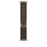 Kellarihm Apple Alpine Loop, 49 mm Medium, natural titanium v./dark olive