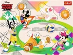 Puidust pusle Trefl Mickey & Friends, mitmev&auml;rviline, 8 tk