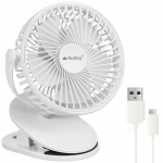 Cordless fan with clip