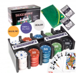 Pokkeris 200 tokenit + metallist kast