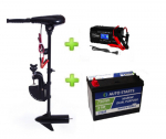 NERAUS NRS 46X + Marine Dual Purpose Battery 110Ah + XTROBB akulaadija 8A/4A