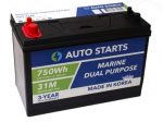 J&otilde;uaku Marine Dual Purpose Battery 110Ah (C20)