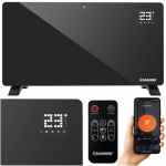 Elektriline klaasist k&uuml;tteseade 2300W / 2500W taimeriga, must