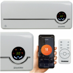 Seinale kinnitatav elektriradiaator 1000W / 2000W taimeriga, valge