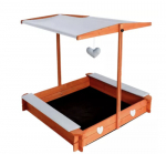 Kokkupandav liivakast katusega