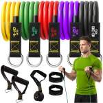 Set of exercise bands - expander, 5pcs