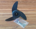 Three-bladed propeller from a boat electric motor NERAUS NRS x32-x46