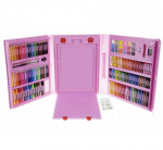 Kohver loomingu jaoks Kunstnik 208 eset + roosa Suitcase