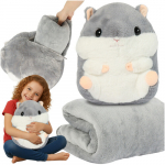 Hamster - pillow with blanket 3in1