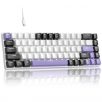 Magegee MK-BOX Black-White & Purple, Blue Lighting, Red Switch, US