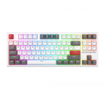 ROYAL KLUDGE RKR87 White, Red Switch, US