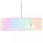 ROYAL KLUDGE RK918 White, Brown Switch, US