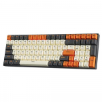 ROYAL KLUDGE RK100 Black-Orange, Red Switch, US