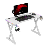 Huzaro Hero 2.3 RGB Gaming Desk, White