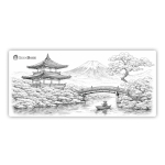 Geekboss Kyoto Stillness, Engraved Linework, XL