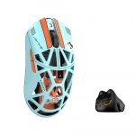 WLMouse Beast X Mini Pro Solid SIdes, Omron Opticals Switches, Blue & Orange