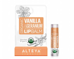Mahe huulepalsam Vanill ja Pelargoon Alteya