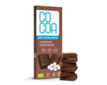 Ilma lisatud suhkruta mahe kookos&scaron;okolaad Cocoa, 40 g