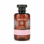 Apivita Rose Pepper Shower Gel with Essential Oils, 250ml