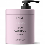 Lakme Teknia frizz control treatment, kaukė nepaklusniems, garbanotiems ir susivėlusiems plaukams 1000 ml