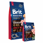Brit Premium by Nature Adult L kuis&ouml;&ouml;t koertele, 15 kg