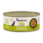 Applaws Taste Toppers in Broth sauso pa&scaron;aro pagardas su vi&scaron;tiena ir daržovėmis &scaron;unims, 156 g