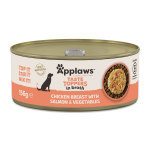 Applaws Taste Toppers in Broth sauso maisto pagardas su la&scaron;i&scaron;a ir daržovėmis &scaron;unims, 156 g