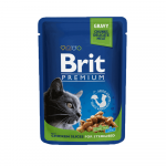 Brit Premium Chicken Slices Sterilized konserv kassidele, 24 x 100 g