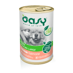 Oasy Adult Medium & Large Salmon &uuml;he valguga l&otilde;hekonserv koertele, 400 g