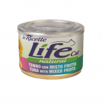 Life Cat LeRicette konserv kassile tuunikala ja puuvilja mix, 85 g